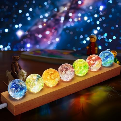 Amazon.com: Dokscdlo 7 Chakra Natural Healing Spheres with LED